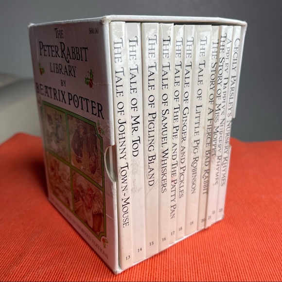 Boxed Set Peter Rabbit Beatrix Potter Mini Books Easter Spring - Picture 2 of 9